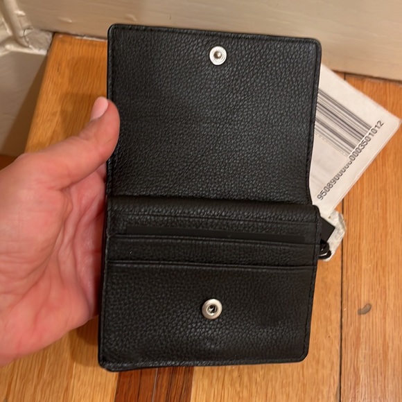 Botkier Soho leather Mini Wallet in Black and Silver.New with tag. - Picture 3 of 8